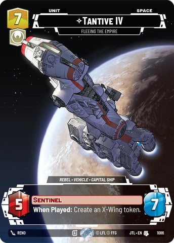 Tantive IV - Fleeing the Empire (Prestige Foil)