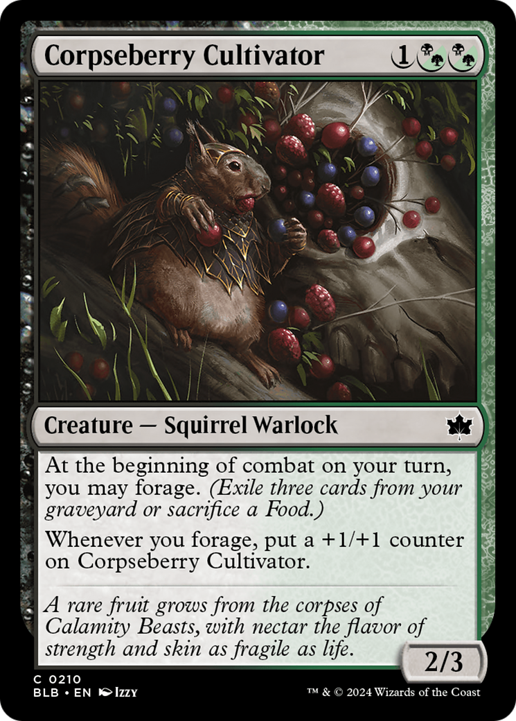 Corpseberry Cultivator [Bloomburrow] | The Clever Kobold