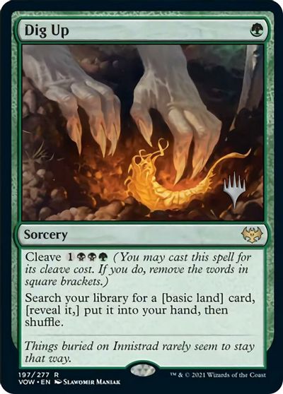 Dig Up (Promo Pack) [Innistrad: Crimson Vow Promos] | The Clever Kobold