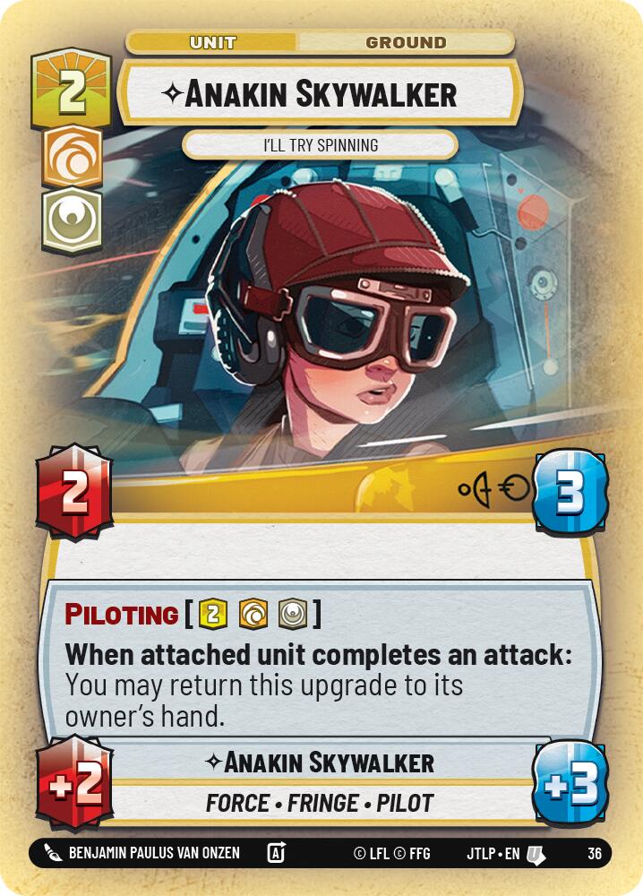 Anakin Skywalker - I'll Try Spinning (Foil) [JTL-WPP - 36]
