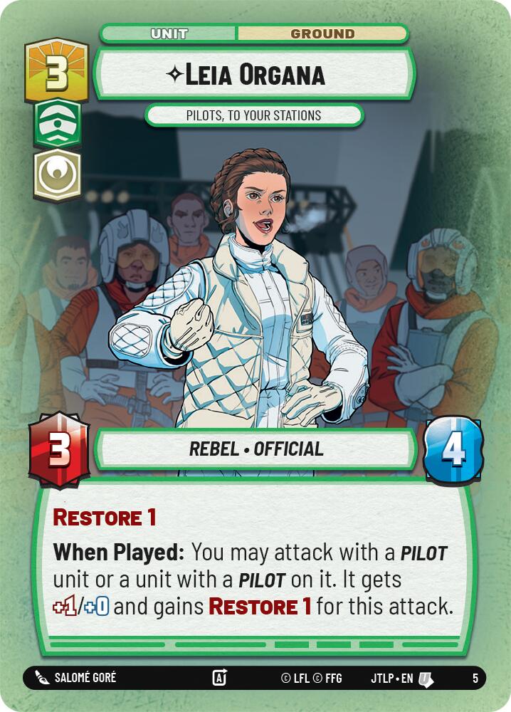 Leia Organa - Pilots, To Your Stations [JTL-WPP - 5]