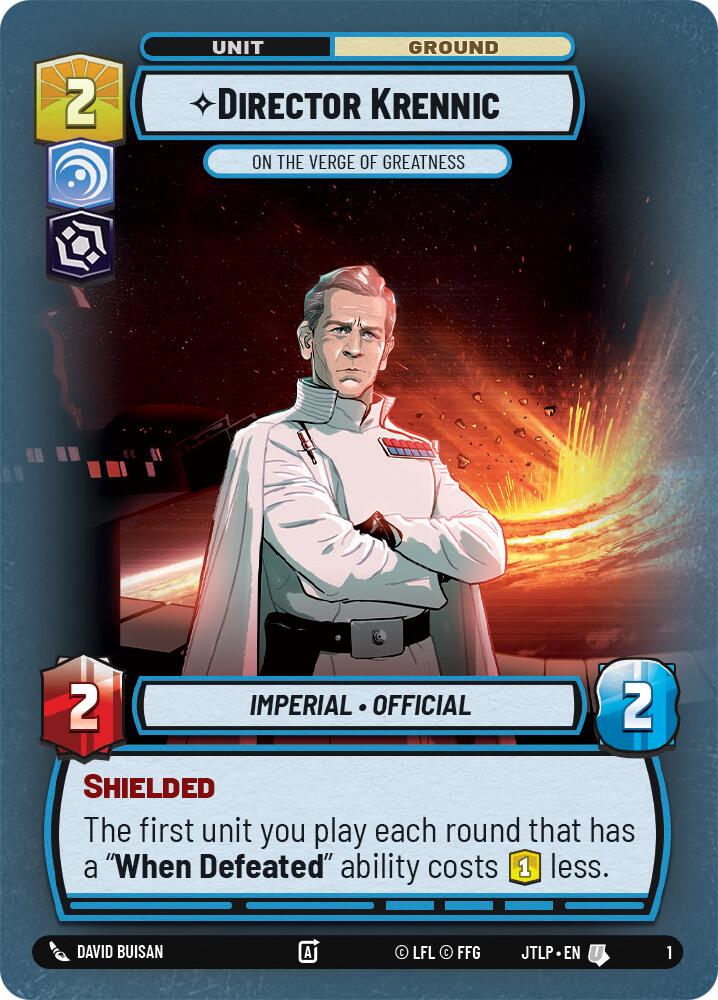 Director Krennic - On the Verge of Greatness [JTL-WPP - 1]