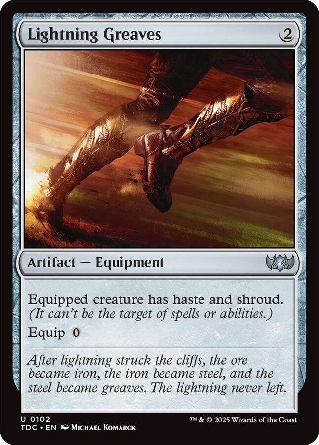 Lightning Greaves [TDC - 102]