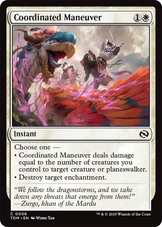 Coordinated Maneuver [TDM - 6]