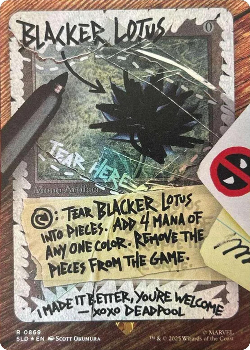 Blacker Lotus (Rainbow Foil) [SLD - 869]
