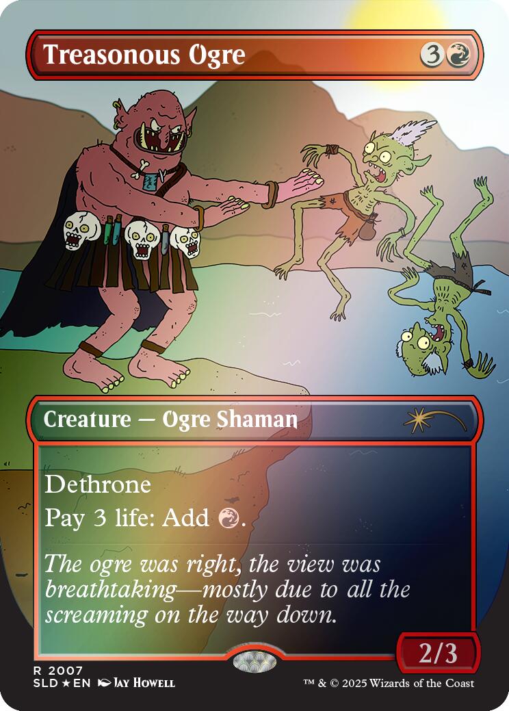 Treasonous Ogre (Rainbow Foil) [SLD - 2007]
