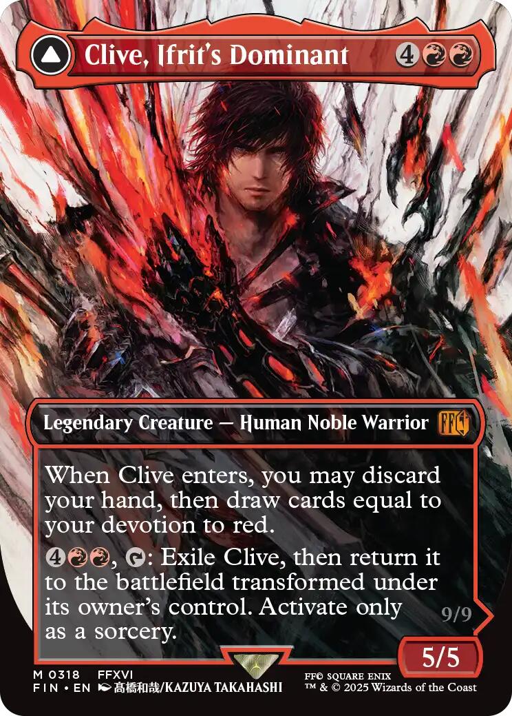Clive, Ifrit's Dominant (0318) (Borderless) [FIN - 318]