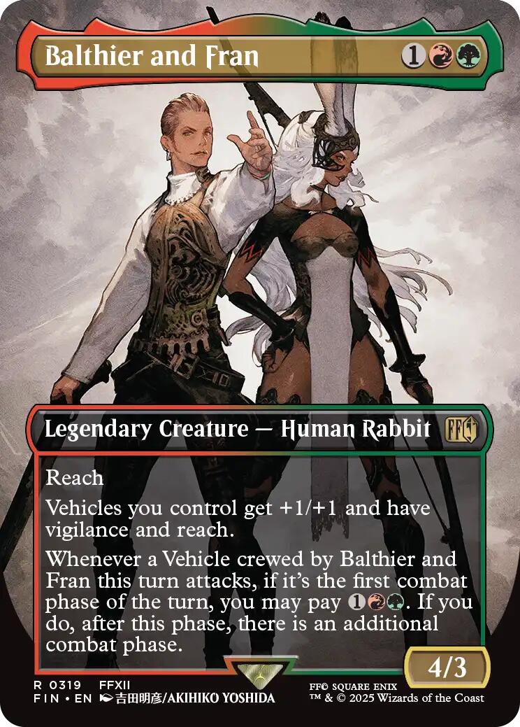 Balthier and Fran (0319) (Borderless) [FIN - 319]