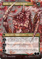 Grist, Voracious Larva // Grist, the Plague Swarm (Borderless) [Modern Horizons 3] | The Clever Kobold