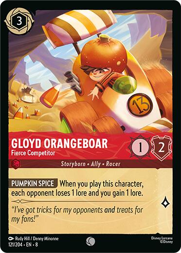 Gloyd Orangeboar - Fierce Competitor