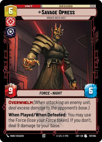 Savage Opress - Imbued With Hate