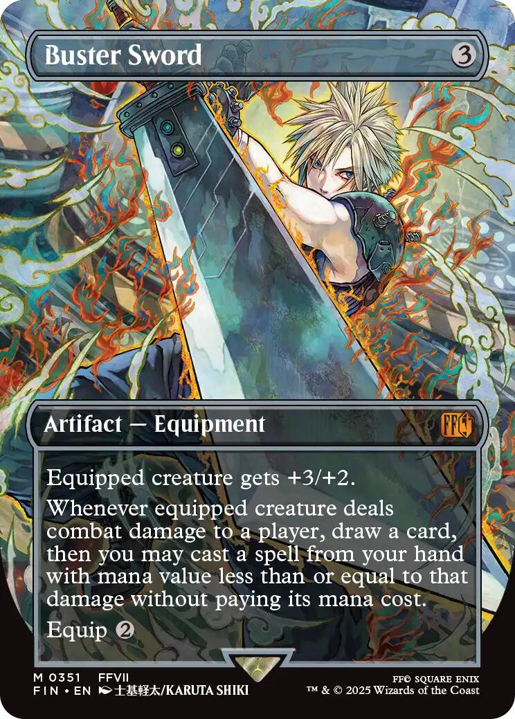 Buster Sword (Borderless) [FIN - 351]