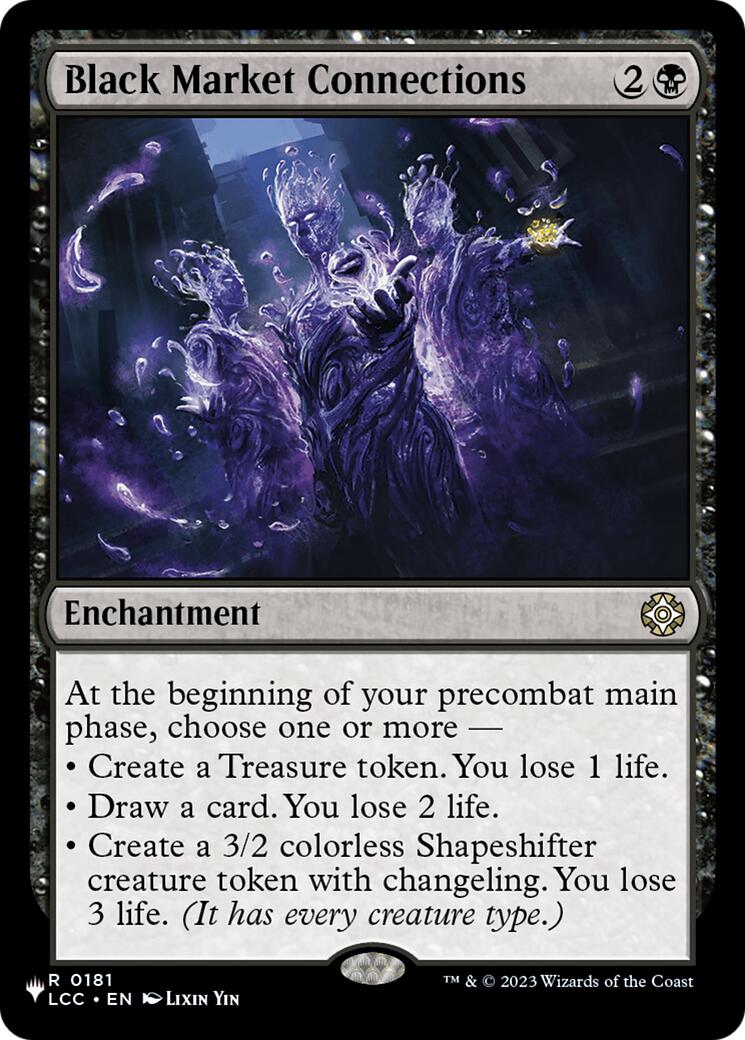 Black Market Connections [LIST - 181]