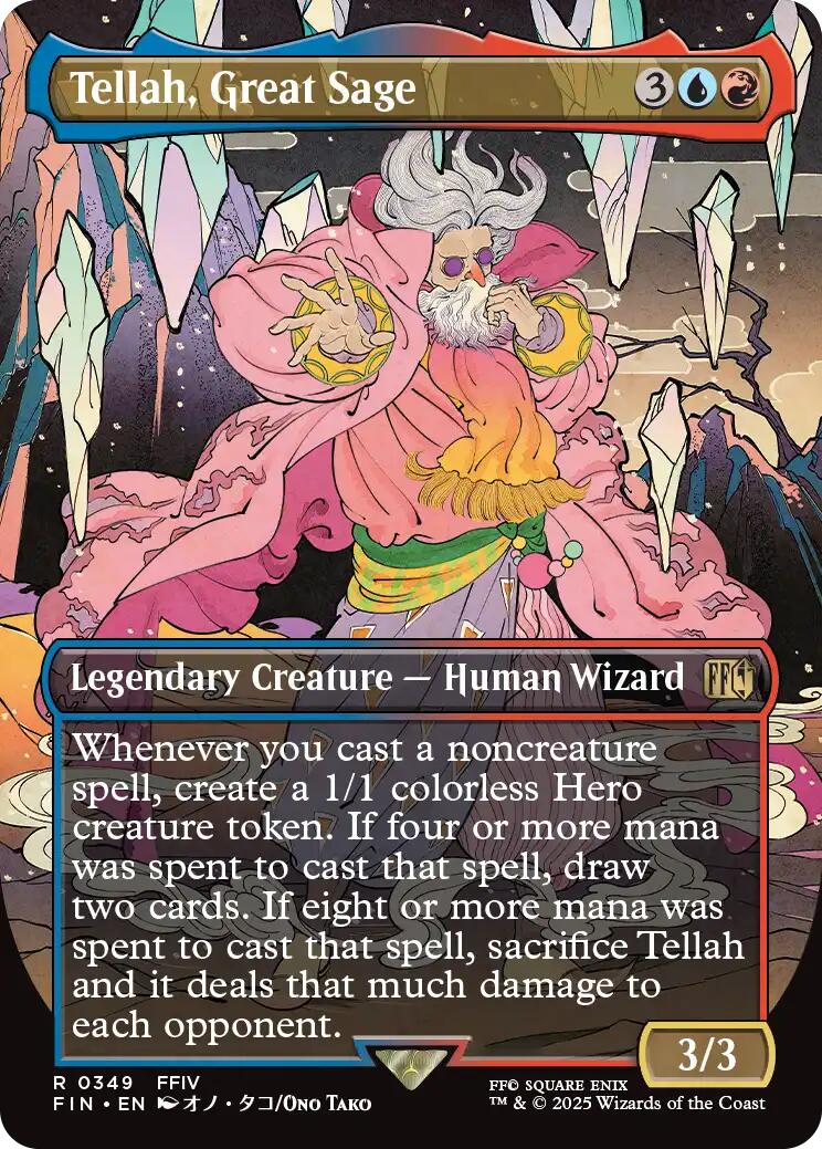 Tellah, Great Sage (Borderless) [FIN - 349]