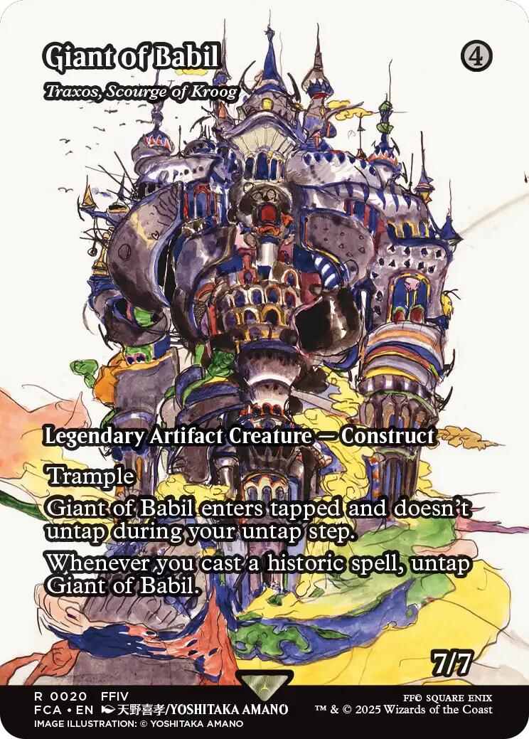 Giant of Babil - Traxos, Scourge of Kroog (Showcase) [FCA - 20]