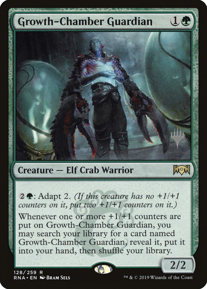 Growth-Chamber Guardian (Promo Pack) [Ravnica Allegiance Promos] | The Clever Kobold