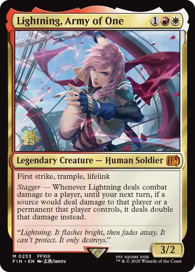 Lightning, Army of One [PRE - 233]