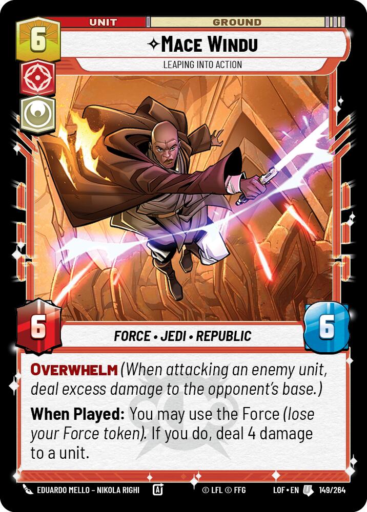 Mace Windu - Leaping into Action [LOF - 149/264]