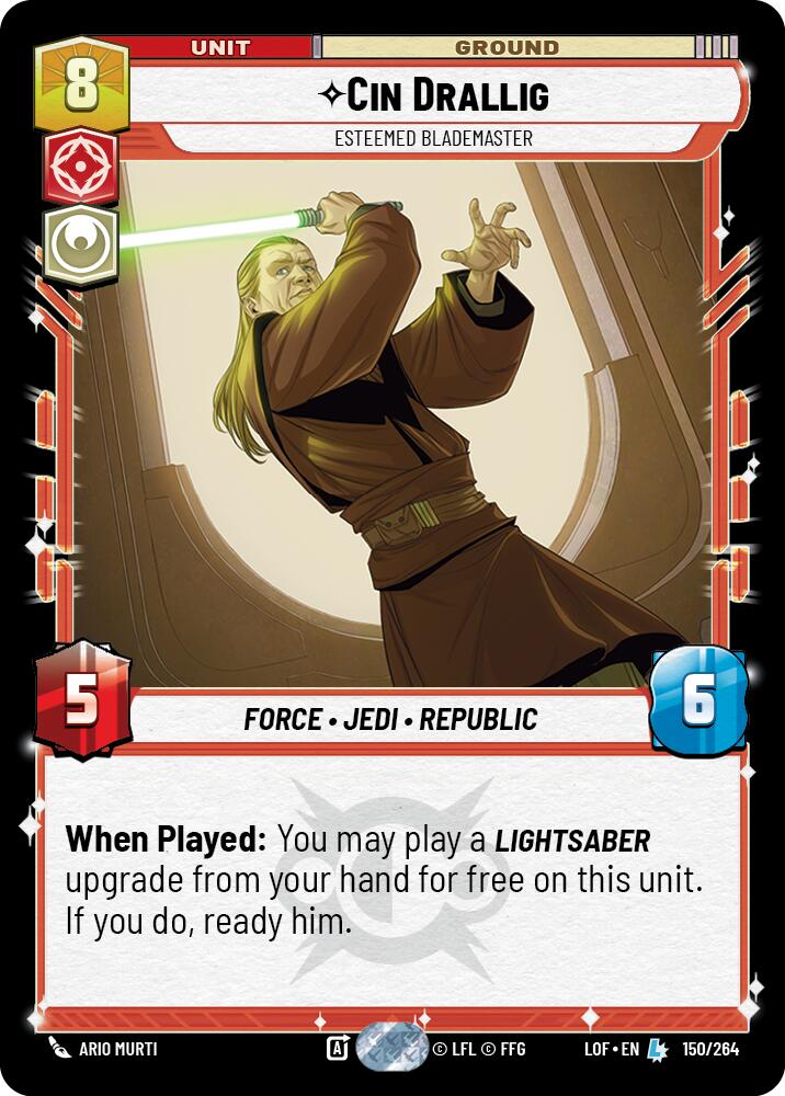 Cin Drallig - Esteemed Blademaster [LOF - 150/264]