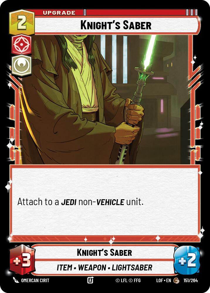 Knight's Saber [LOF - 151/264]