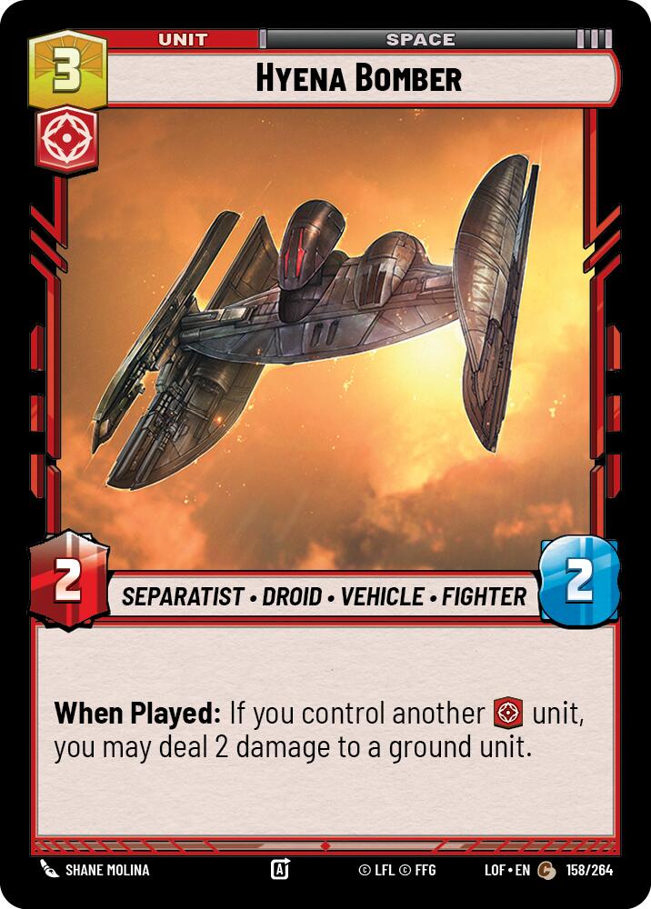 Hyena Bomber [LOF - 158/264]