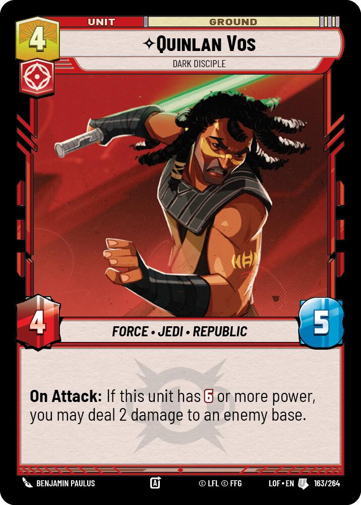 Quinlan Vos - Dark Disciple [LOF - 163/264]