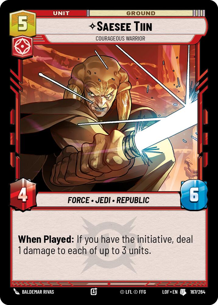 Saesee Tiin - Courageous Warrior [LOF - 167/264]