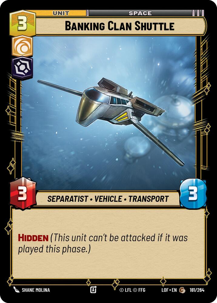 Banking Clan Shuttle [LOF - 181/264]