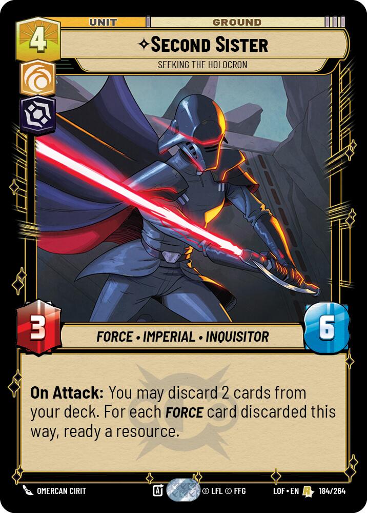 Second Sister - Seeking the Holocron [LOF - 184/264]