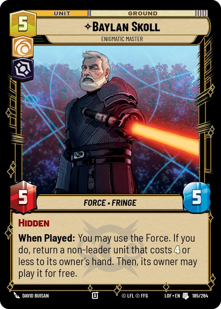 Baylan Skoll - Enigmatic Master [LOF - 185/264]