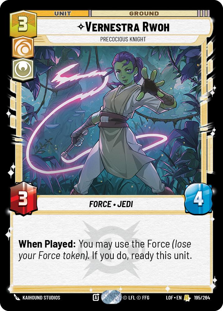 Vernestra Rwoh - Precocious Knight [LOF - 195/264]