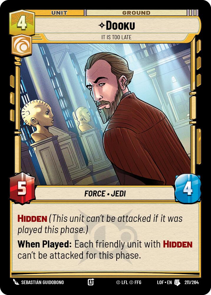 Dooku - It Is Too Late [LOF - 211/264]