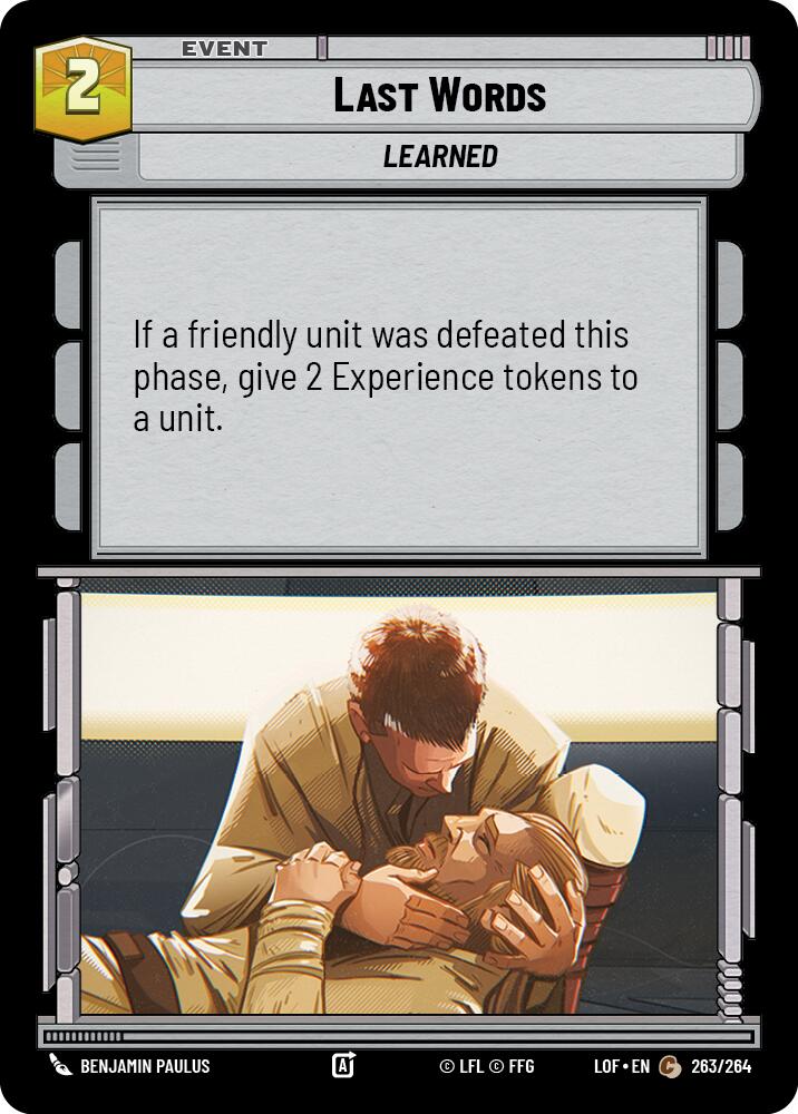 Last Words [LOF - 263/264]