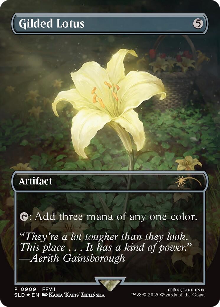 Gilded Lotus (Rainbow Foil) (909) [SLD - 909]