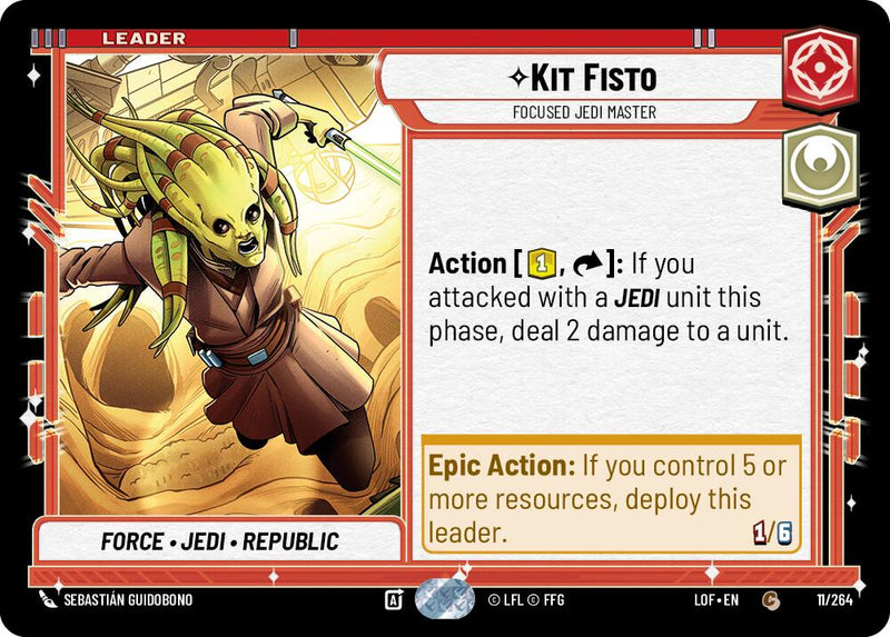 Kit Fisto - Focused Jedi Master [LOF - 011/264]
