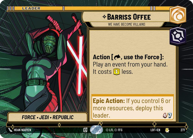 Barriss Offee - We Have Become Villains (Hyperspace) [LOF - 277]