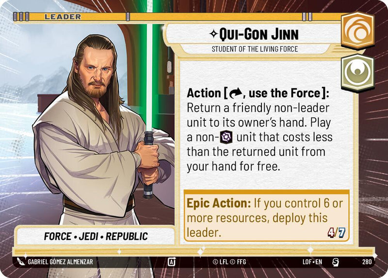Qui-Gon Jinn - Student of the Living Force (Hyperspace) [LOF - 280]