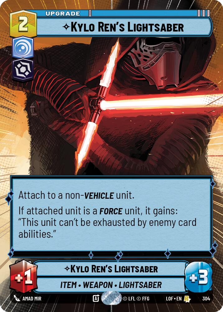 Kylo Ren's Lightsaber (Hyperspace) [LOF - 304]