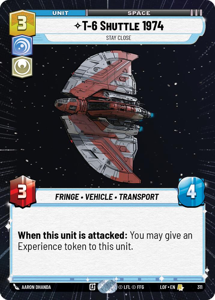 T-6 Shuttle 1974 - Stay Close (Hyperspace) [LOF - 311]