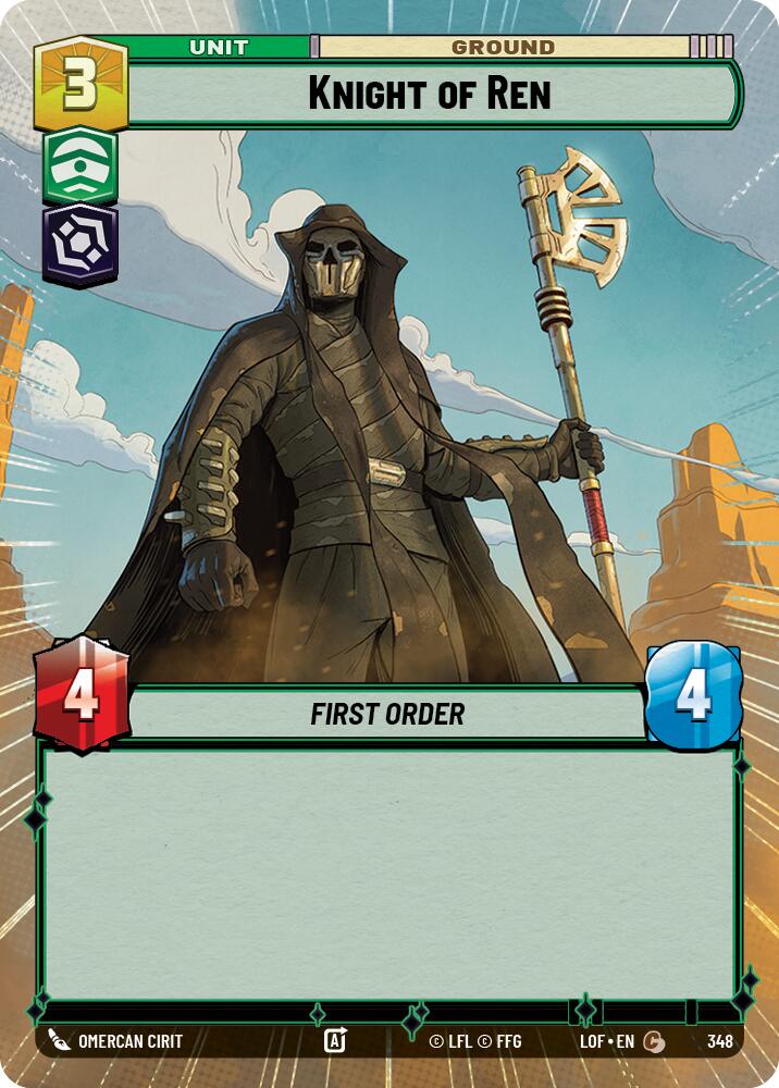 Knight of Ren (Hyperspace) [LOF - 348]