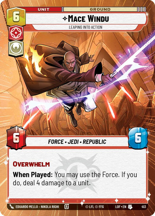 Mace Windu - Leaping into Action (Hyperspace)