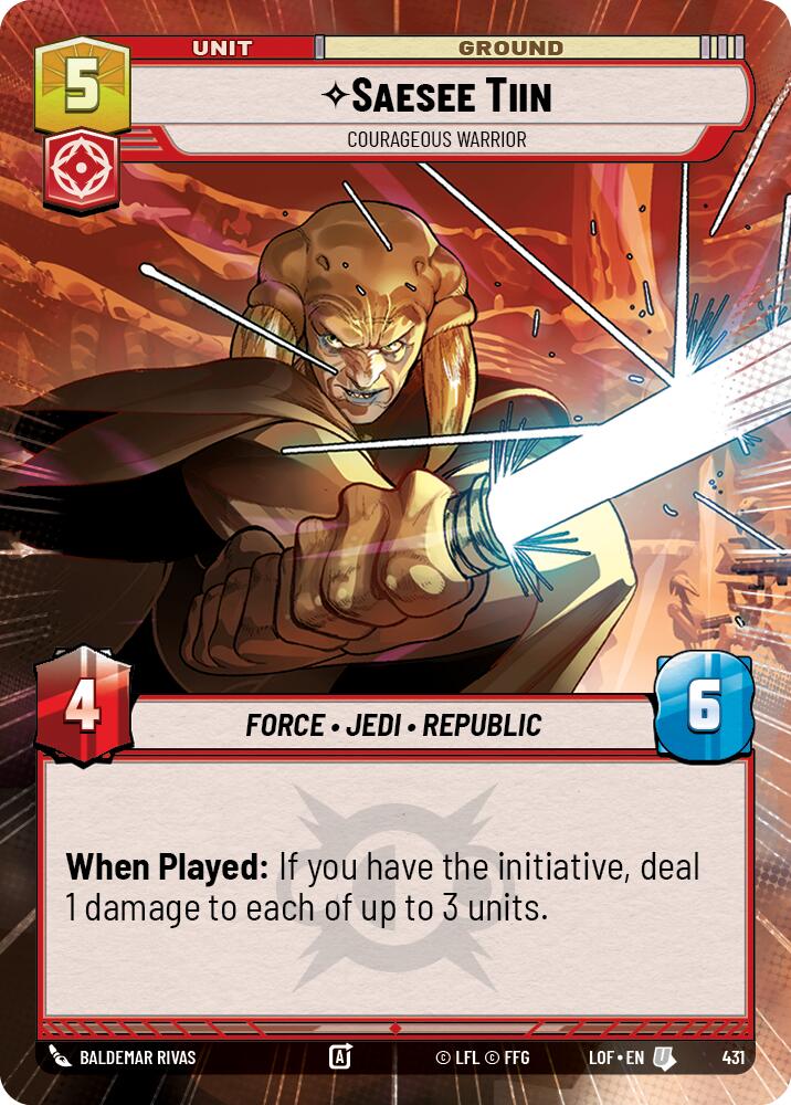 Saesee Tiin - Courageous Warrior (Hyperspace) [LOF - 431]