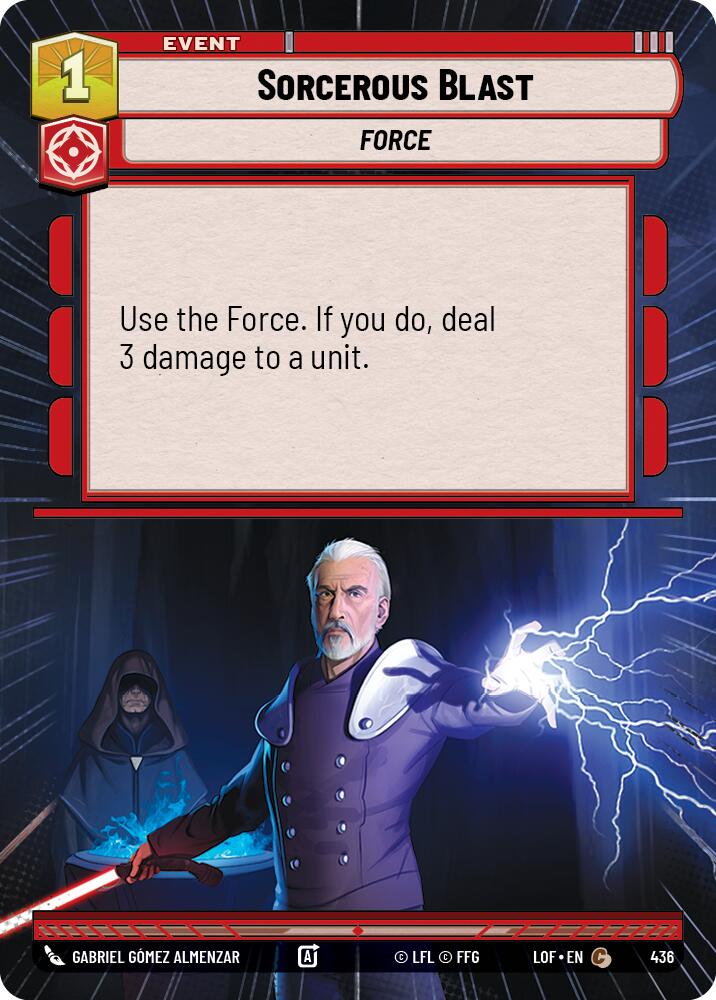 Sorcerous Blast (Hyperspace) [LOF - 436]