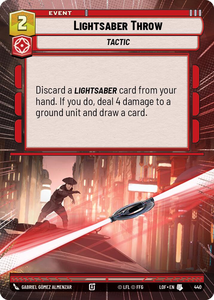 Lightsaber Throw (Hyperspace) [LOF - 440]