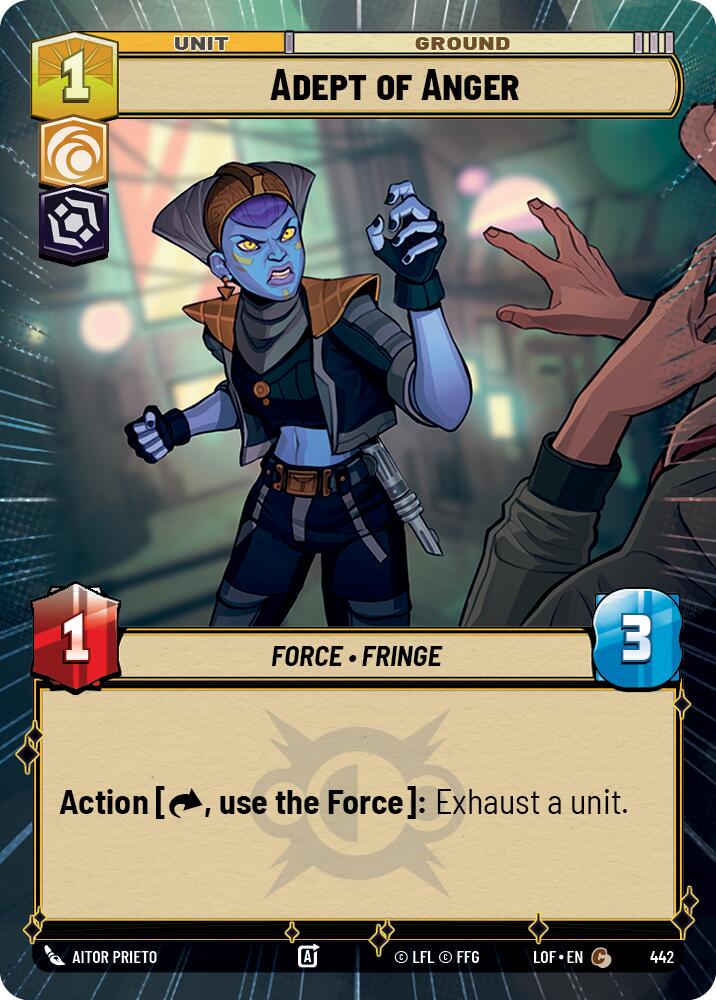 Adept of Anger (Hyperspace) [LOF - 442]