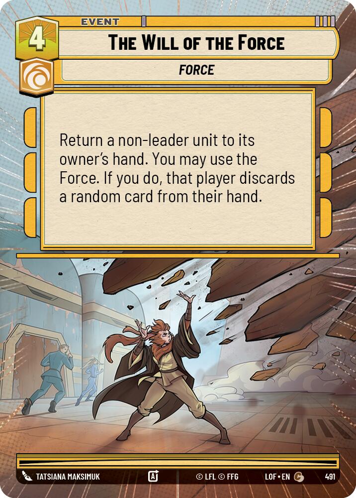The Will of the Force (Hyperspace) [LOF - 491]
