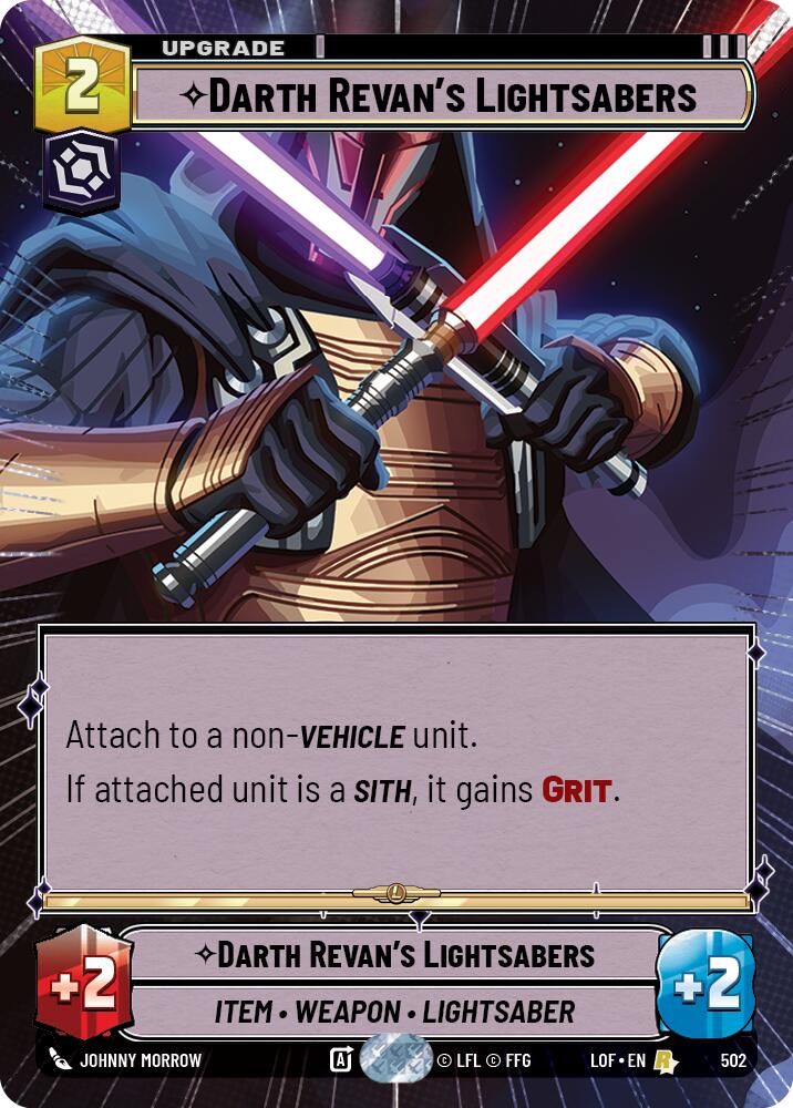 Darth Revan's Lightsabers (Hyperspace) [LOF - 502]