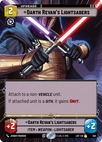 Darth Revan's Lightsabers (Hyperspace)