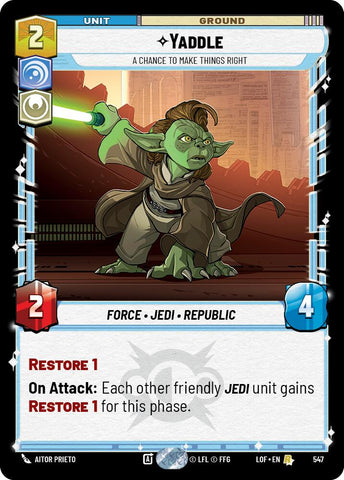 Yaddle - A Chance To Make Things Right (Foil)