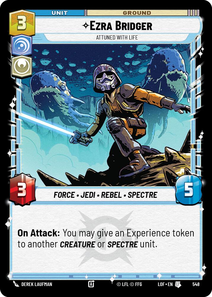 Ezra Bridger - Attuned With Life (Foil) [LOF - 548]